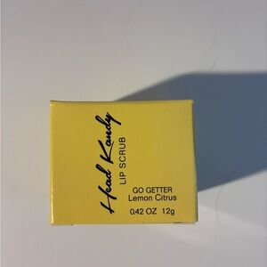 Head Kandy Go Getter Lemon Citrus Lip Scrub - Yellow